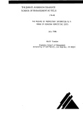 Cover page: The Release of Propreitary Information as a Means of Reducing Competitive Costs