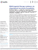 Cover page: Multi-targeted therapy resistance via drug-induced secretome fucosylation.