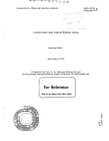 Cover page: COMPUTING THE FINITE RANGE EWBA