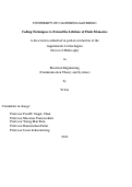 Cover page: Coding Techniques to Extend the Lifetime of Flash Memories