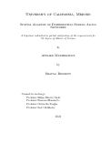 Cover page of Spatial Analysis of Preferential Spread Along Networks