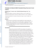 Cover page: Strategies for Network GWAS Evaluated Using Classroom Crowd Science.