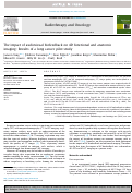 Cover page: The impact of audiovisual biofeedback on 4D functional and anatomic imaging: Results of a lung cancer pilot study