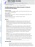 Cover page: Identifying Depression in a National Sample of Caregivers Investigated in Regard to Their Child’s Welfare