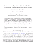 Cover page: Socioeconomic Disparities in Privatized Pollution Remediation: Evidence from Toxic Chemical Spills