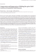 Cover page: Compression and Suppression of Shifting Receptive Field Activity in Frontal Eye Field Neurons