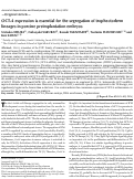 Cover page: OCT-4 expression is essential for the segregation of trophectoderm lineages in porcine preimplantation embryos.