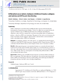 Cover page: Differential associations between childhood trauma subtypes and adolescent HPA-axis functioning