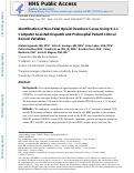 Cover page: Identification of Non-Fatal Opioid Overdose Cases Using 9-1-1 Computer Assisted Dispatch and Prehospital Patient Clinical Record Variables.