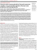 Cover page: Genome-wide screening identifies Polycomb repressive complex 1.3 as an essential regulator of human naïve pluripotent cell reprogramming