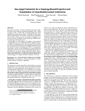 Cover page: Two-stage Framework for a Topology-Based Projection and Visualization of Classified Document Collections