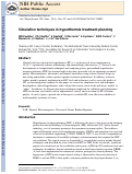 Cover page: Simulation techniques in hyperthermia treatment planning