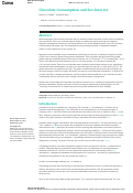 Cover page: Chocolate Consumption and Sex-Interest