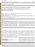 Cover page: The Nuclear Receptor Peroxisome Proliferator-Activated Receptor-α Mediates the Anti-Inflammatory Actions of Palmitoylethanolamide