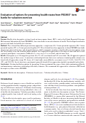 Cover page: Evaluation of options for presenting health-states from PROMIS® item banks for valuation exercises