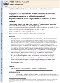 Cover page: Staphylococcus epidermidis in the human skin microbiome mediates fermentation to inhibit the growth of Propionibacterium acnes: implications of probiotics in acne vulgaris