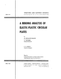 Cover page: A Bending Analysis of Elastic-Plastic Circular Plates