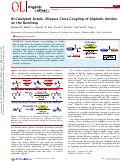 Cover page: Ni-Catalyzed Suzuki–Miyaura Cross-Coupling of Aliphatic Amides on the Benchtop