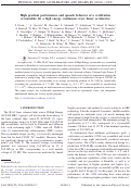 Cover page: High gradient performance and quench behavior of a verification cryomodule for a high energy continuous wave linear accelerator