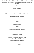 Cover page: A Risk/Benefit Analysis of Central Clearing of Over-the-Counter (OTC) Derivatives and a Chaos Theory-Based Perspective on Clearing Mandates