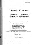 Cover page: SCINTILLATION CAMERA WITH MULTICHANNEL COLLIMATORS