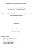 Cover page: Fútbol Americano : Immigration, Social Capital, and Youth Soccer in Southern California