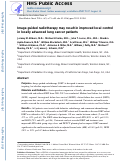 Cover page: Image guided radiation therapy may result in improved local control in locally advanced lung cancer patients