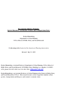 Cover page: En-gendering Effective Planning: Spatial Mismatch, Low-Income Women, and Transportation Policy