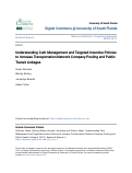 Cover page: Understanding Curb Management and Targeted Incentive Policies to Increase Transportation Network Company Pooling and Public Transit Linkages