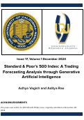 Cover page: Standard &amp; Poor’s 500 Index: A Trading Forecasting Analysis through Generative Artificial Intelligence