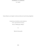 Cover page: Classical Physics and Complete Gravitational Theories from Scattering Amplitudes