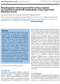 Cover page: Atezolizumab-induced psoriasiform drug eruption successfully treated with ixekizumab: a case report and literature review