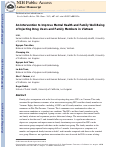 Cover page: An Intervention to Improve Mental Health and Family Well-Being of Injecting Drug Users and Family Members in Vietnam