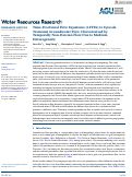 Cover page: Time‐Fractional Flow Equations (t‐FFEs) to Upscale Transient Groundwater Flow Characterized by Temporally Non‐Darcian Flow Due to Medium Heterogeneity