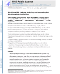 Cover page: Microbiome 101: Studying, Analyzing, and Interpreting Gut Microbiome Data for Clinicians.