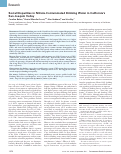 Cover page: Social disparities in nitrate-contaminated drinking water in California's San Joaquin Valley