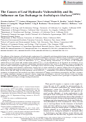Cover page: The Causes of Leaf Hydraulic Vulnerability and Its Influence on Gas Exchange in Arabidopsis thaliana