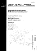 Cover page: Building the Teraflops/Petabytes Production Supercomputing Center