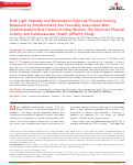 Cover page: Both Light Intensity and Moderate‐to‐Vigorous Physical Activity Measured by Accelerometry Are Favorably Associated With Cardiometabolic Risk Factors in Older Women: The Objective Physical Activity and Cardiovascular Health (OPACH) Study