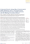 Cover page: A Saturated Genetic Linkage Map of Autotetraploid Alfalfa (Medicago sativa L.) Developed Using Genotyping-by-Sequencing Is Highly Syntenous with the M. truncatula Genome