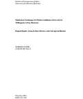 Cover page: Simulation Techniques to Obtain Confidence Intervals for Willingness to Pay Measures