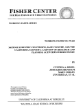 Cover page: Defense Industry Conversion, Base Closure, and the California Economy: A Review of Research and Planning Activities for Recovery