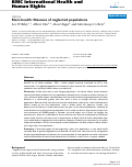 Cover page: Slum health: Diseases of neglected populations