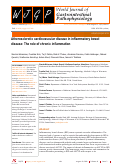 Cover page: Atherosclerotic cardiovascular disease in inflammatory bowel disease: The role of chronic inflammation