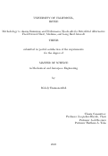 Cover page: Methodology to Assess Emissions and Performance Trade-offs for Retrofitted Alternative Fuel-Powered Short, Medium, and Long Haul Aircraft