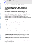 Cover page: Effect of Enhanced Information, Values Clarification, and Removal of Financial Barriers on Use of Prenatal Genetic Testing: A Randomized Clinical Trial