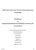 Cover page: Final Report on Experimental and Numerical Modeling Activities for the Newark Basin