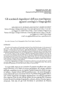 Cover page: Gli scarabeidi degradatori dell'area marchigiana: appunti corologici e biogeografici