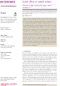 Cover page: Suction effects in cratered surfaces.