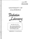 Cover page: NEUTRON POLARIZATION EXPERIMENT AT 285 MeV